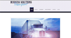 Desktop Screenshot of businesssolutionstransport.com