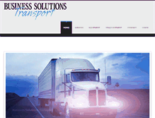 Tablet Screenshot of businesssolutionstransport.com